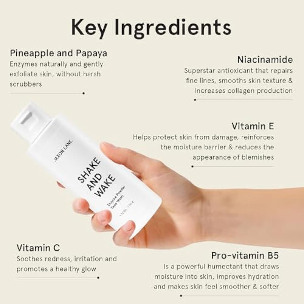 Enzyme Powder Face Wash – Exfoliating Vitamin C Cleanser