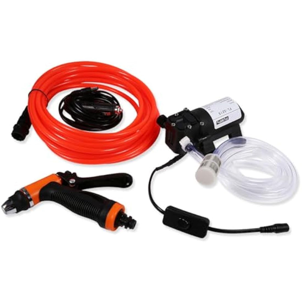 12V Portable Electric Car Washer Pump - High Pressure Device