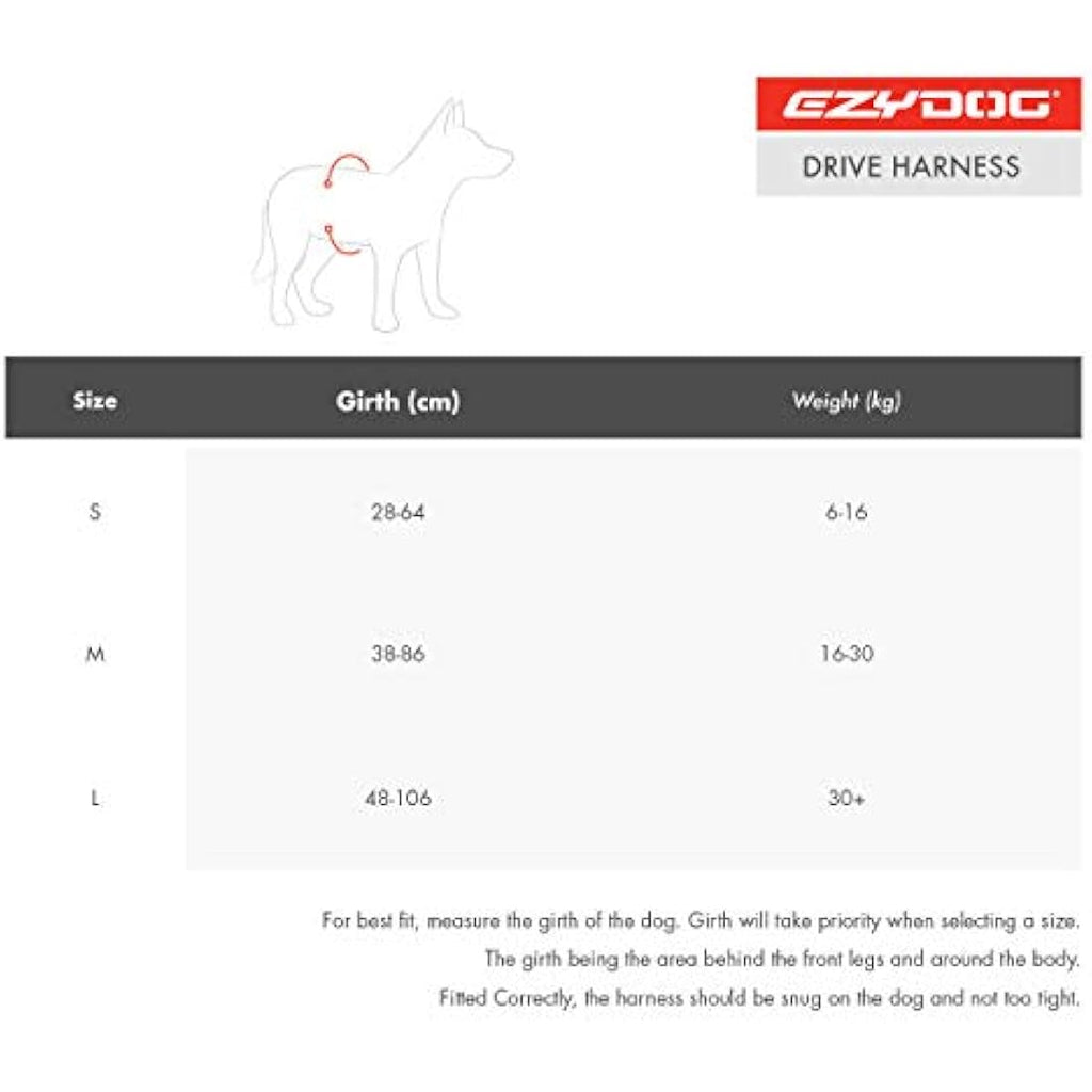 EZYDOG Drive Car Harness – Crash Tested Dog Restraint, Small