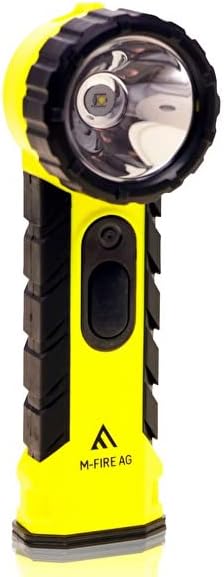 LED-MARTIN M-FIRE Fire Brigade Hand Lamp – ATEX Angled Head Yellow