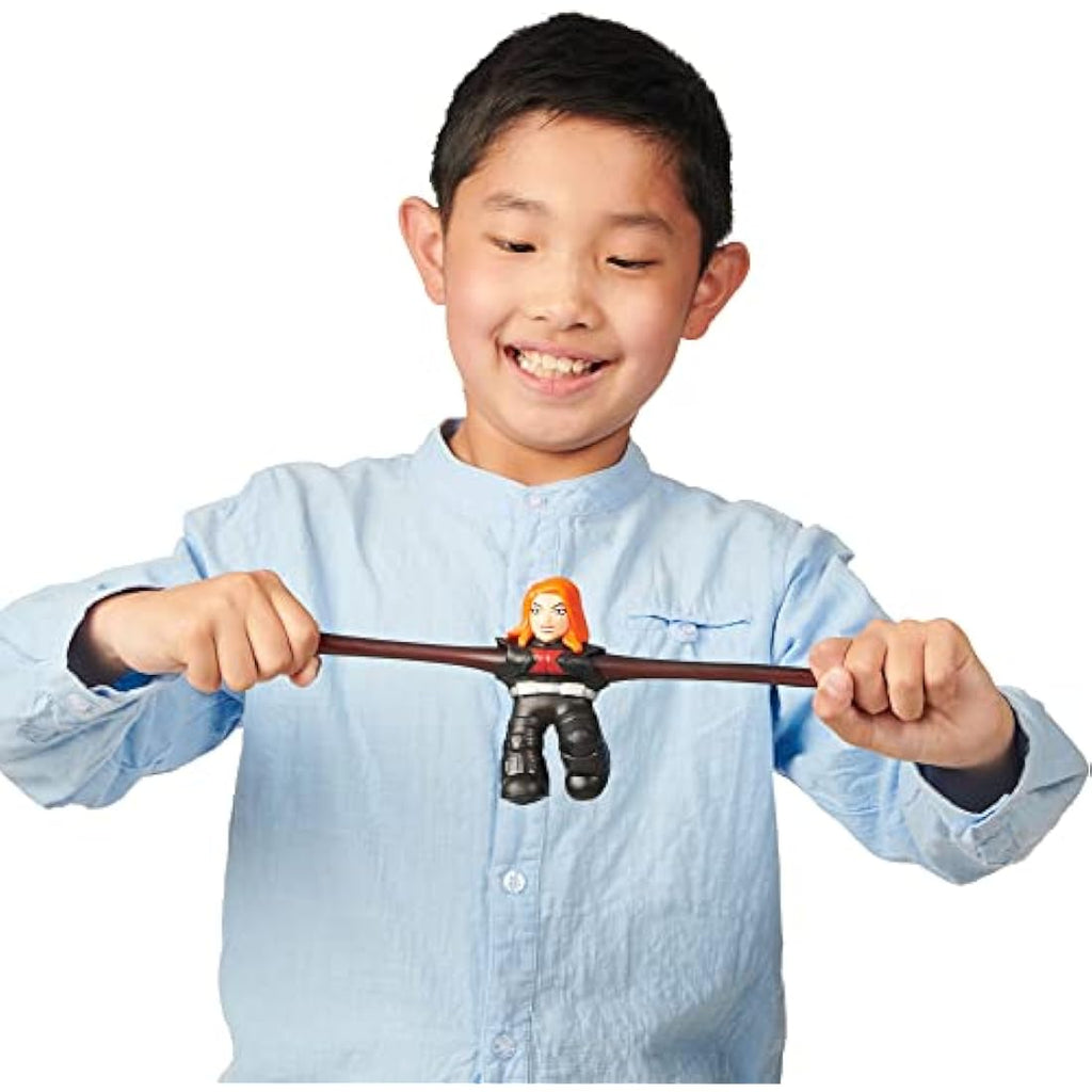 Heroes of Goo Jit Zu Marvel Black Widow – Stretchy 4.5-Inch Figure