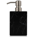 Jolof Store Black Marble Soap Dispenser - 500ml Resin with Steel Pump