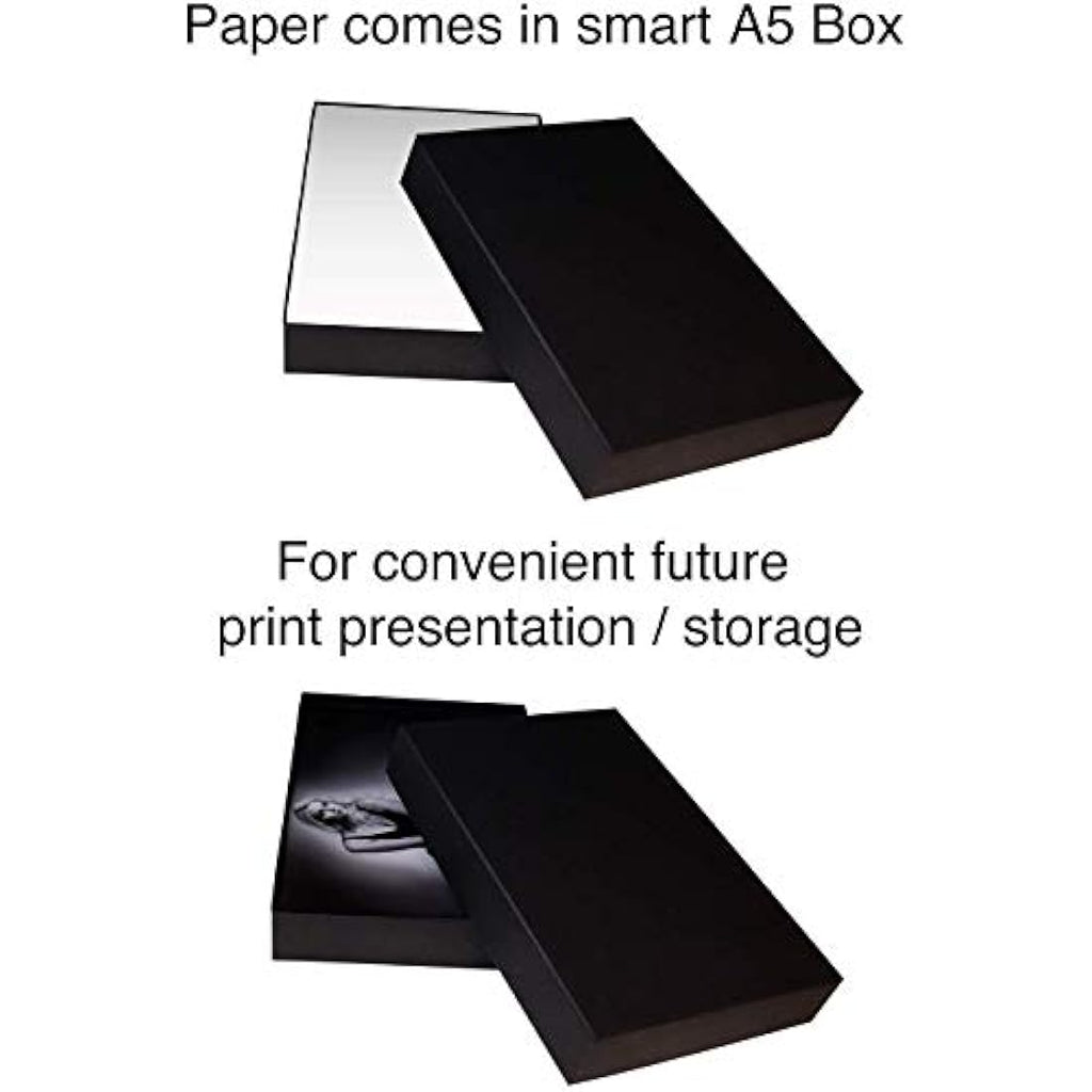 Marrutt 300gsm Ultra Pearlescent Hi-White Inkjet Photo Paper | A5 400 Sheets