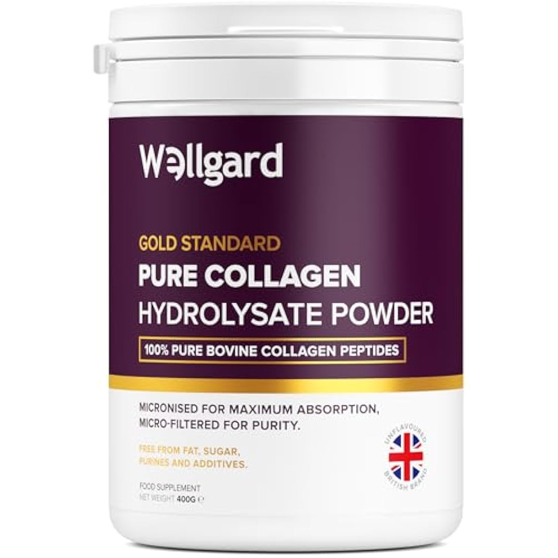 Wellgard Bovine Collagen Peptides Powder – Hydrolysed Keto Supplement