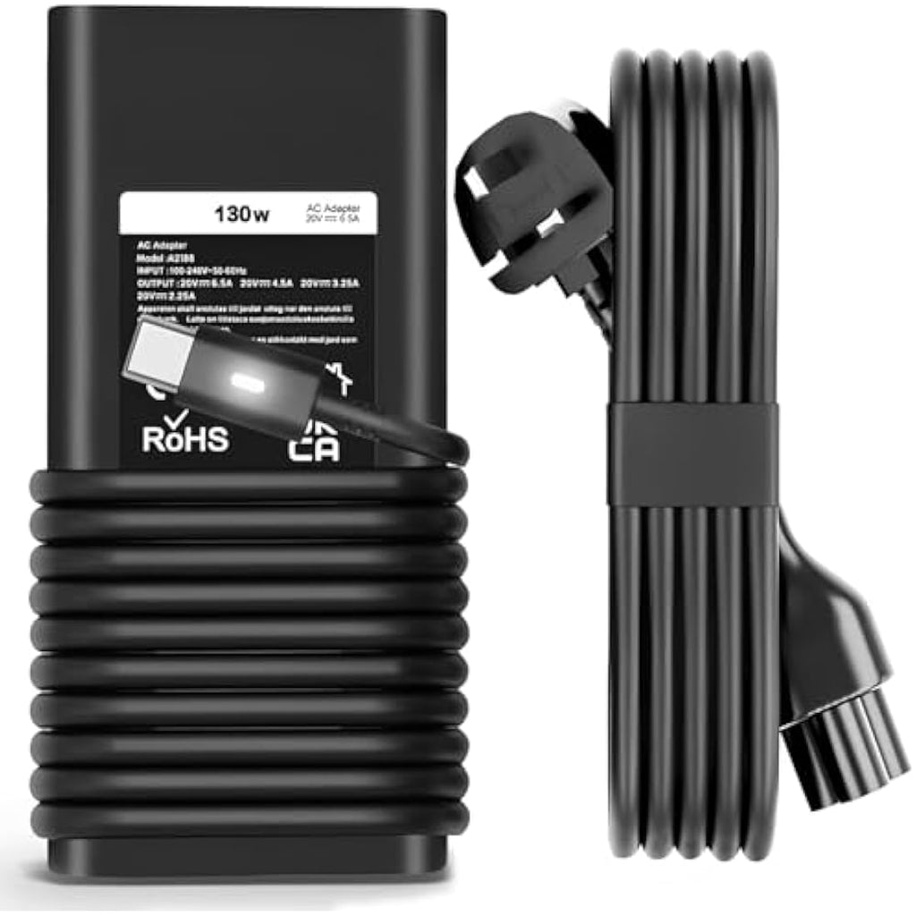 Dell 130W USB C Laptop Charger for XPS 15 17, Precision & Latitude