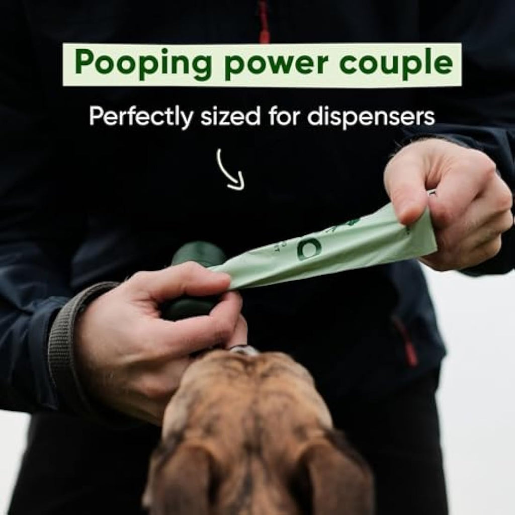 Beco Recycled Dog Poop Bags | Mint Scented & Leakproof | 120 Count