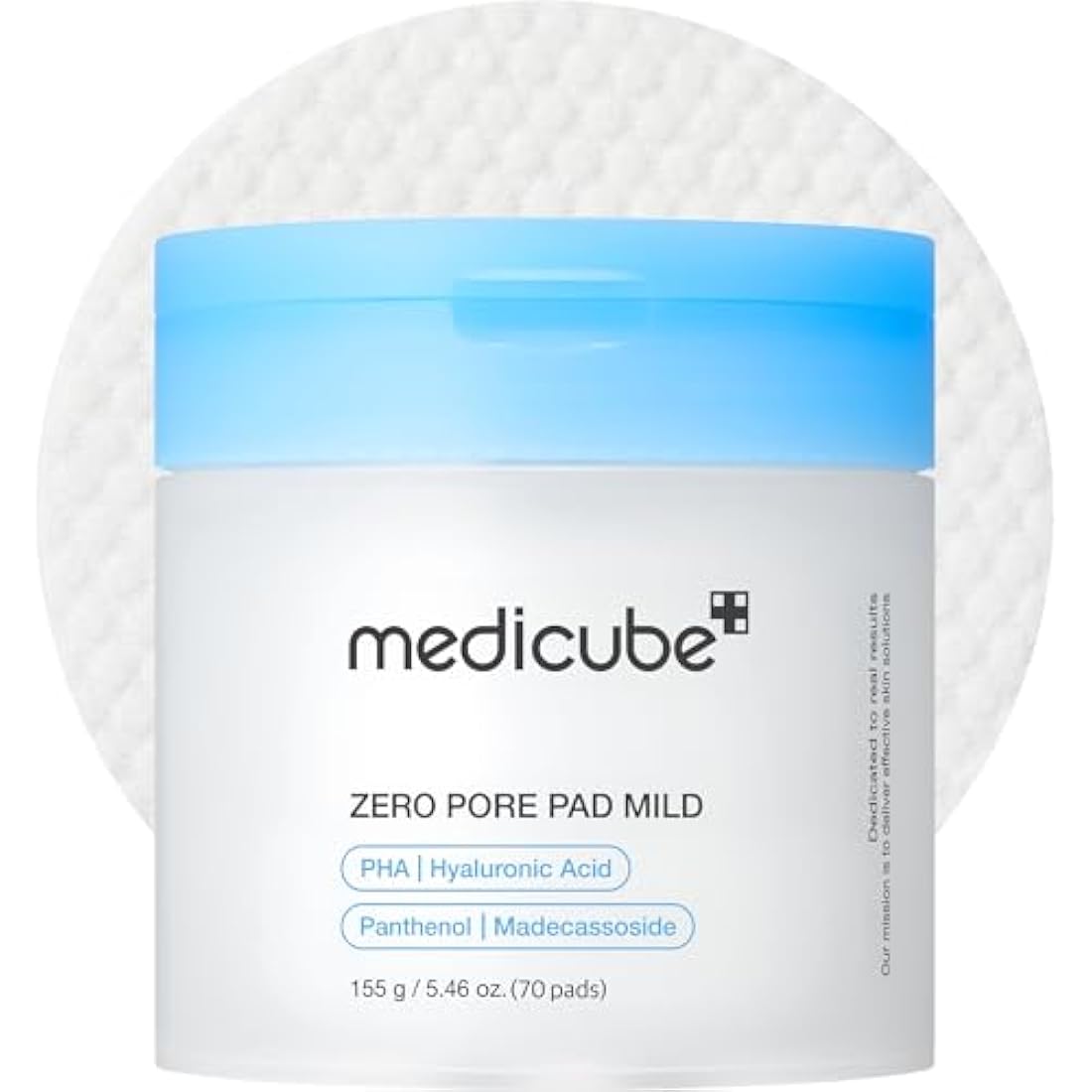 Medicube Zero Pore Pads Mild 2.0 – PHA Exfoliating Toner Pads (70ct)
