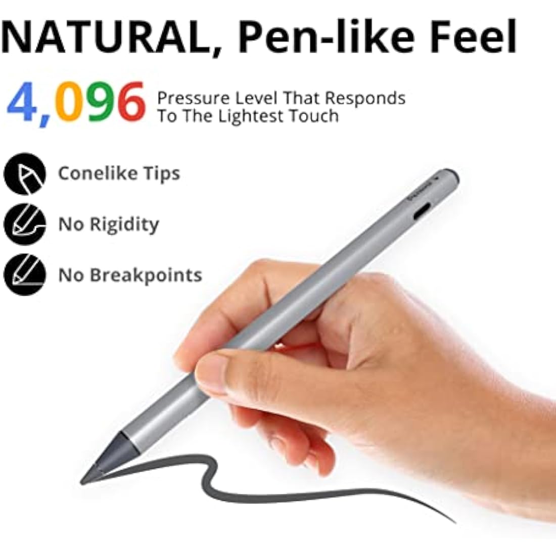 Penoval USI 2.0 Stylus Pen – 4096 Pressure for Google Pixel & Chromebook