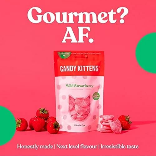 Candy Kittens Vegan Sweets Bundle | 5 Gourmet Fruit Gummy Bags (5 x 140g)