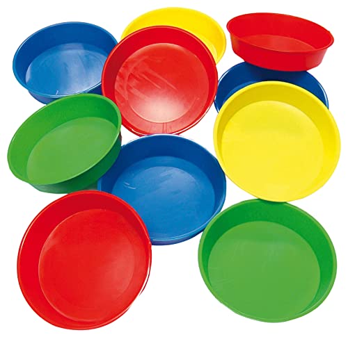 Kids Paint Pots - Pack of 10 Finger Art Craft Bowls