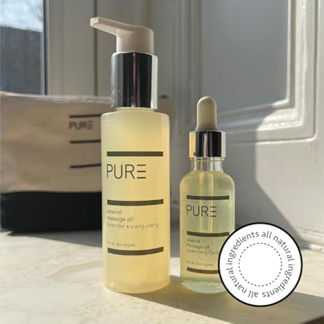 PURE Spa Skincare Unwind Body Oil – Lavender & Ylang Ylang – 100ml