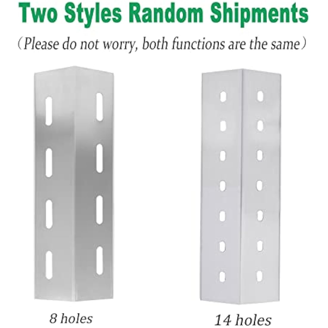 Well Grill Stainless Steel Heat Plate Flame Tamer for Gas Grill, 2-Pack