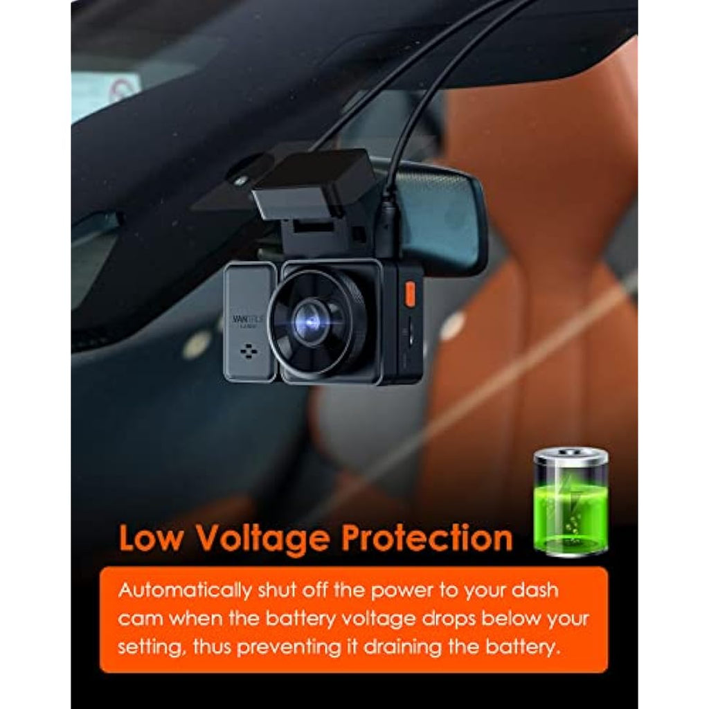 VANTRUE USB-C Dashcam Hardwire Kit – 5-Level Low Voltage Protection