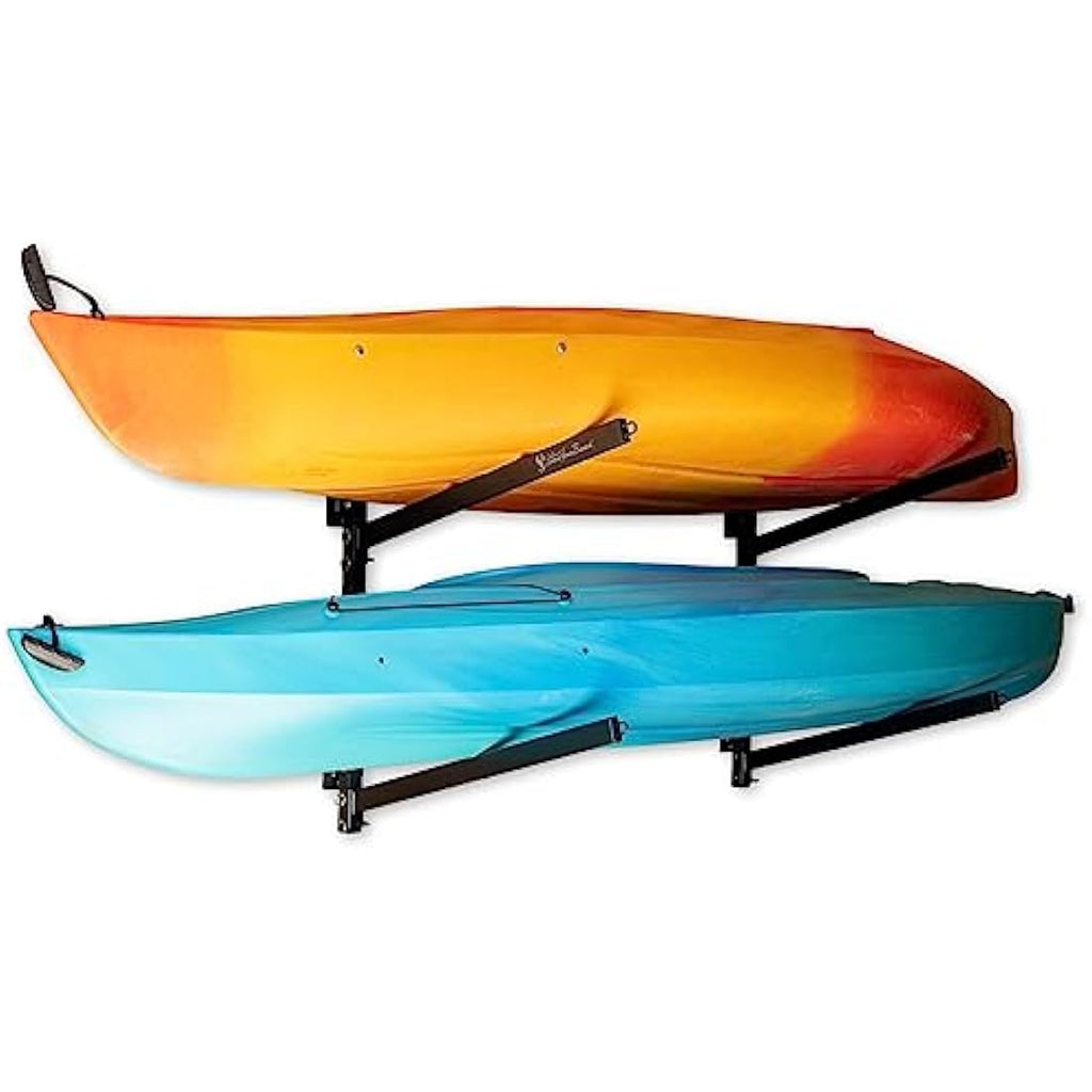 StoreYourBoard 2 Kayak Wall Mount Rack – Heavy Duty Adjustable Storage