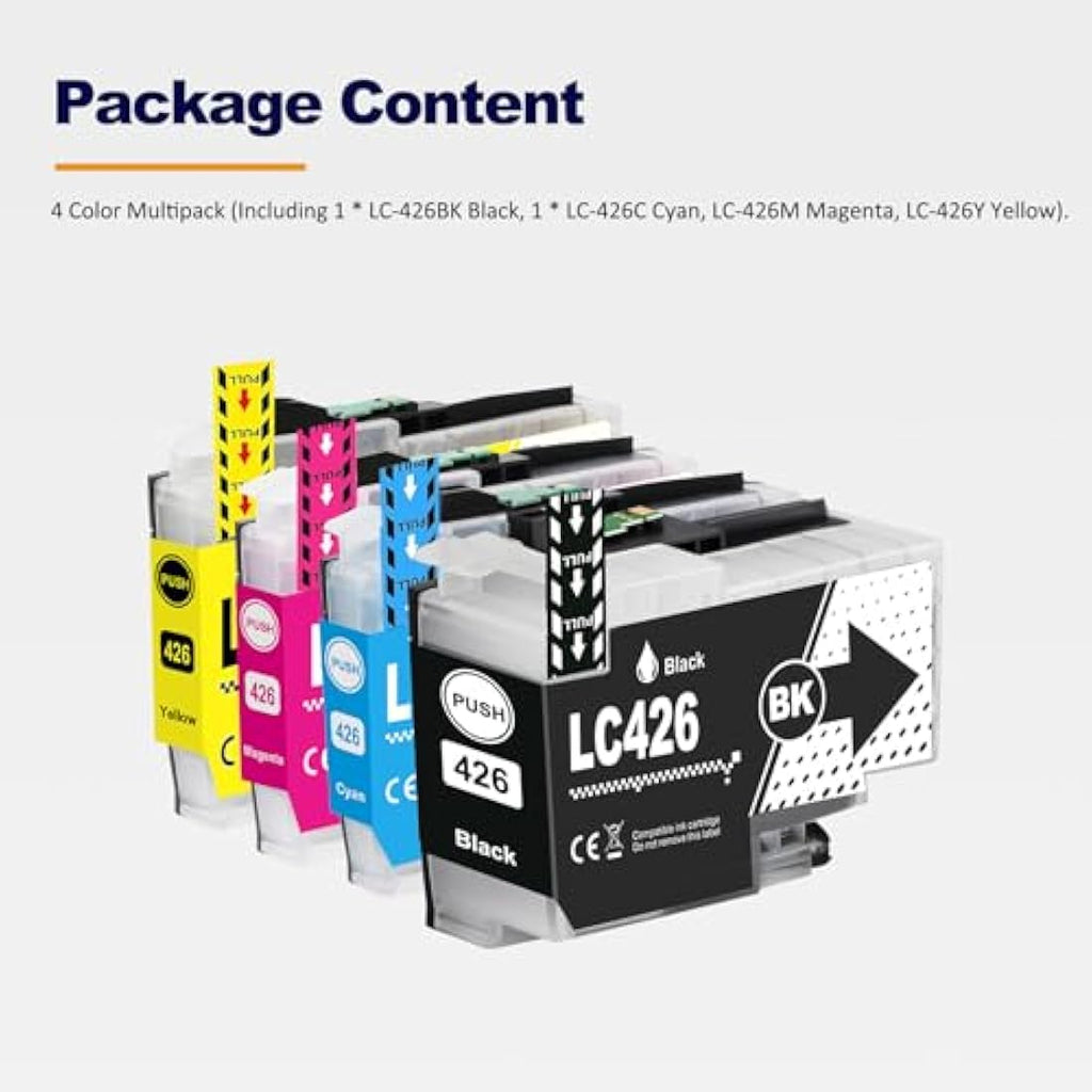 LAIPENG LC426 Compatible Ink Cartridges for Brother MFC-J4335DW (4-Pack)