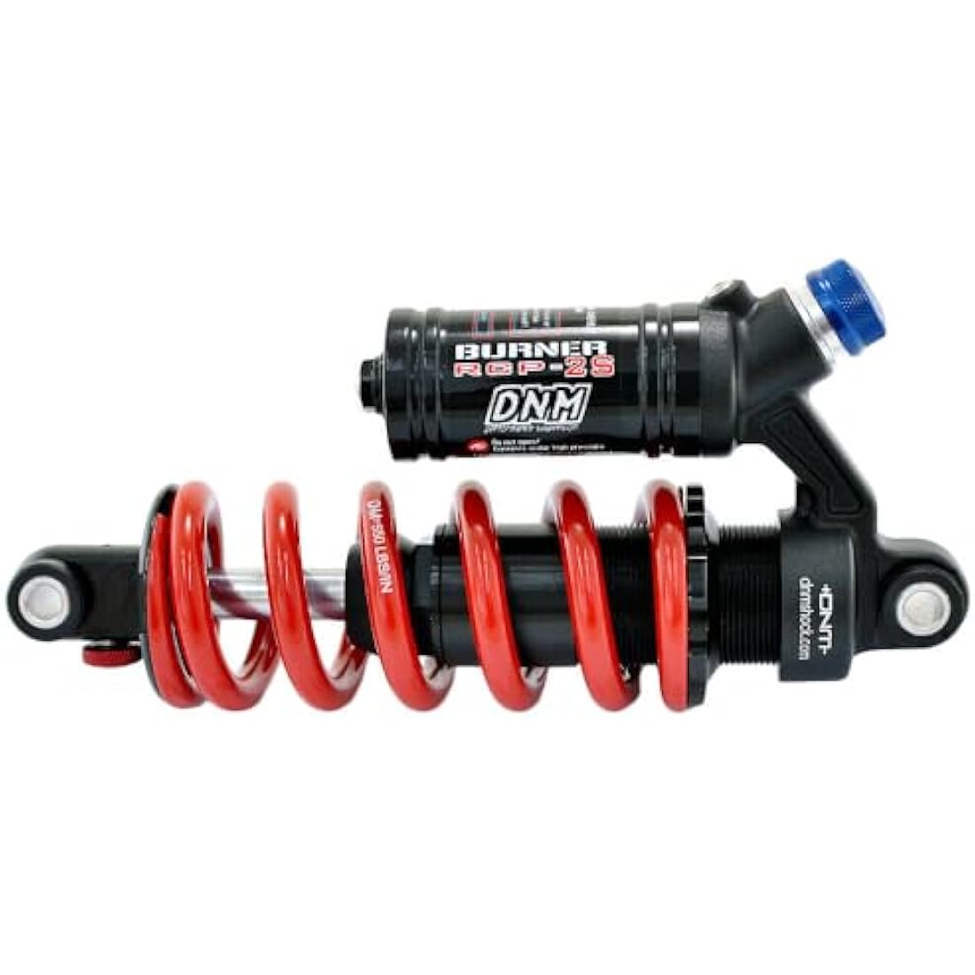 DNM RCP2S Bike Rear Coil Shock Absorber – 190x51mm 550lbs Red Aluminium