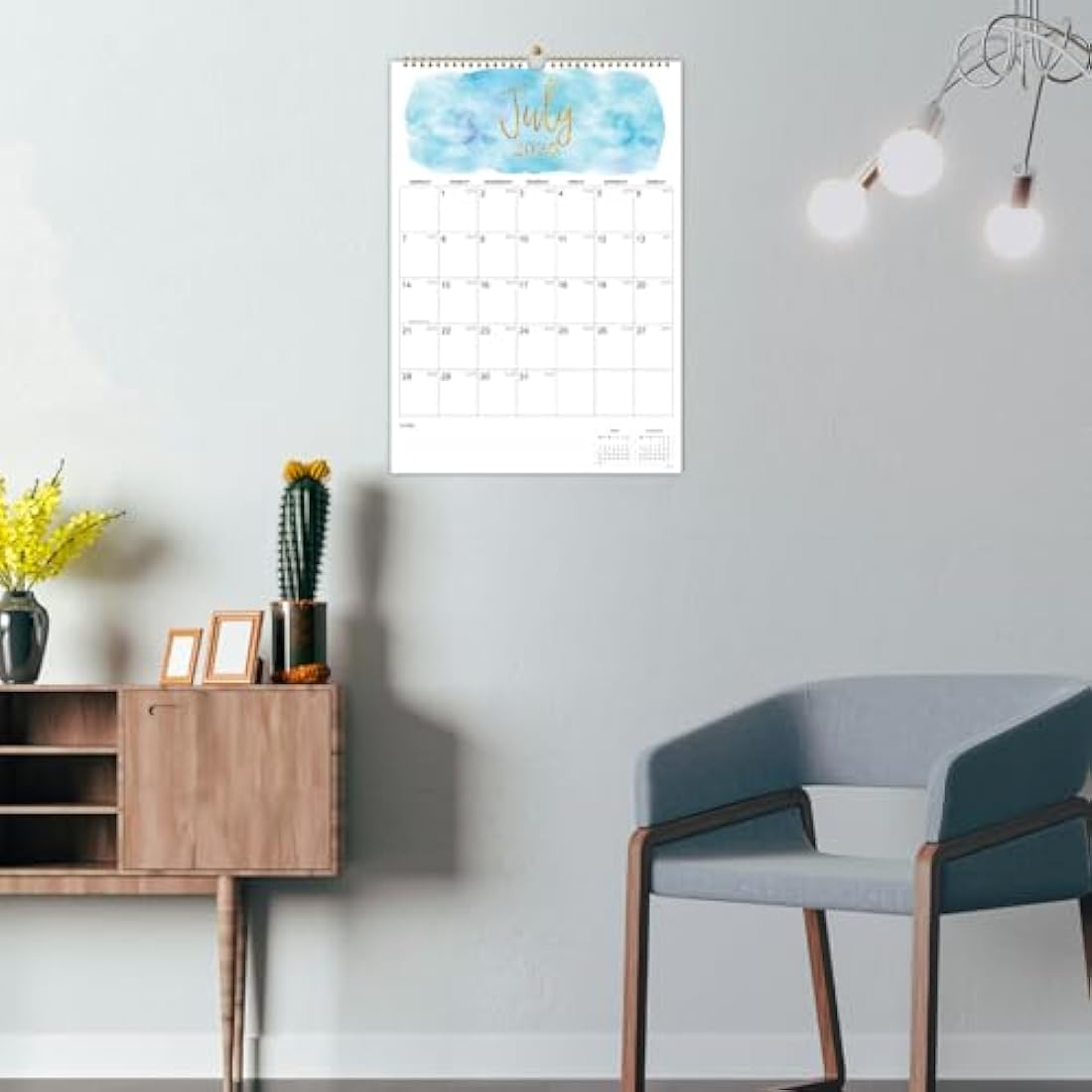 Jolof Store 2025–2026 Wall Planner – 18 Month Family Monthly Calendar