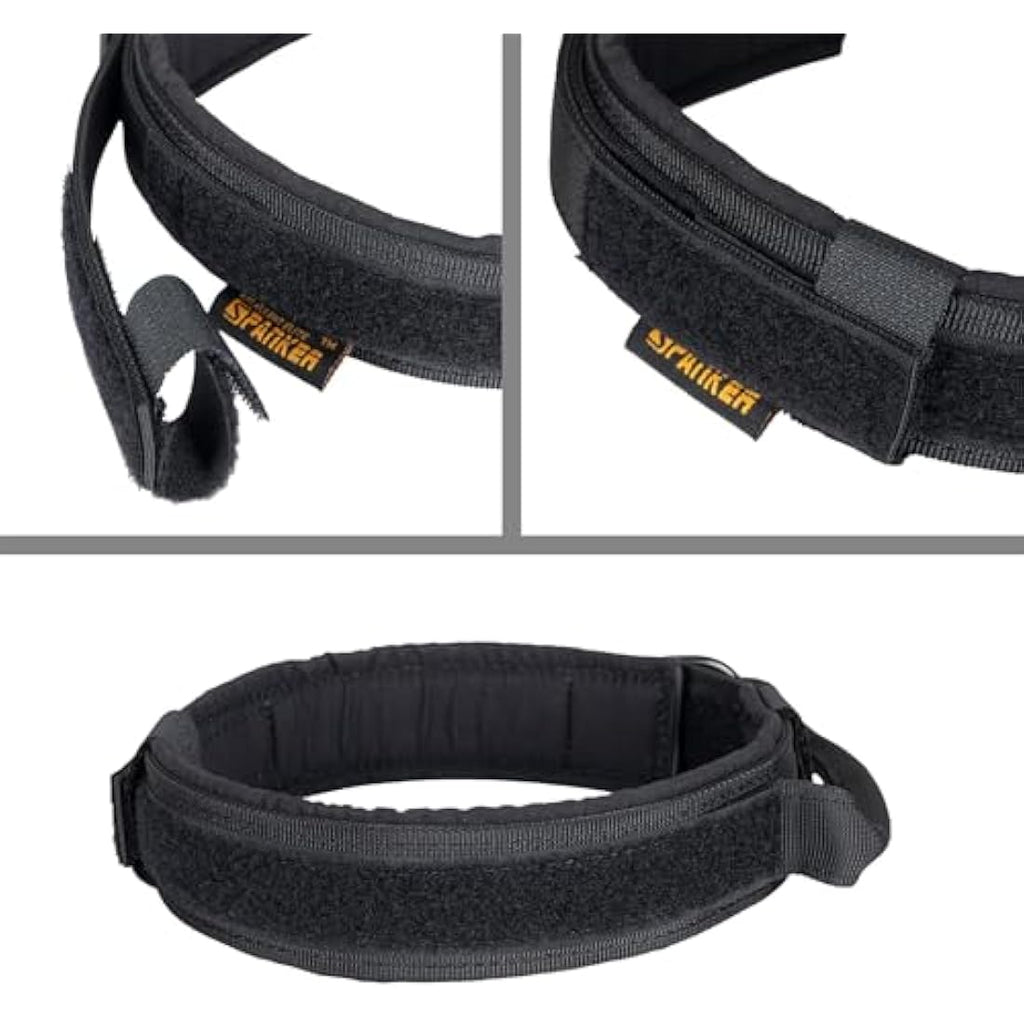 EXCELLENT ELITE SPANKER Tactical Dog Collar – Heavy Duty Nylon with Handle