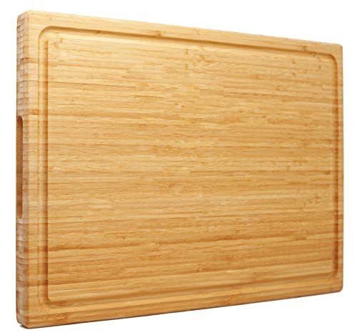 Utoplike Extra Large Bamboo Cutting Board | 60x40cm Butcher Block
