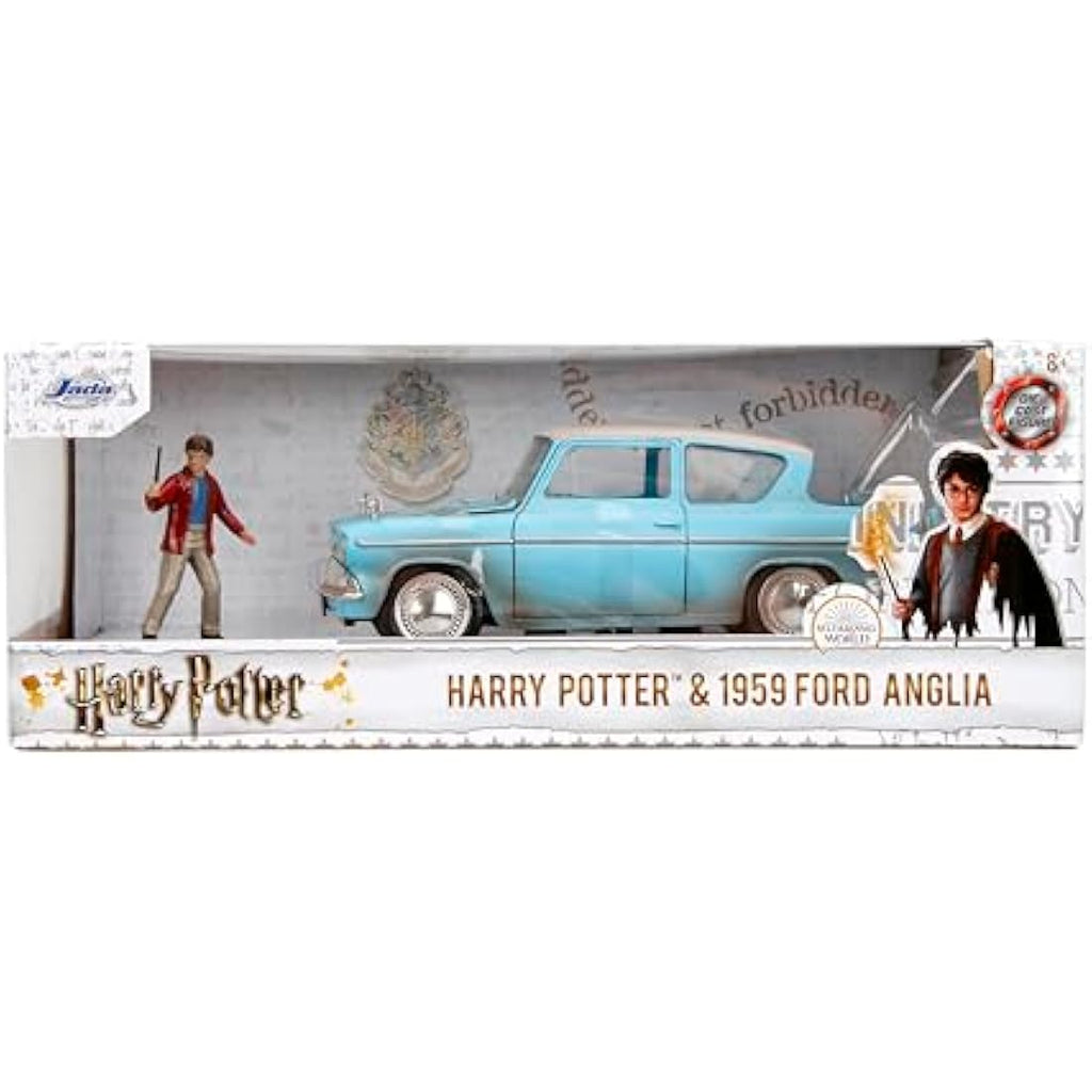 Jada 1:24 1959 Ford Anglia Die-Cast Car with Harry Potter Figure