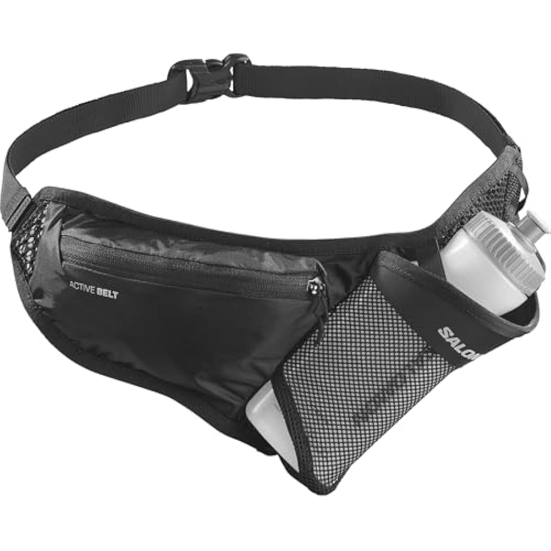 Salomon Hydration Belt with 3D Bottle - Unisex Running & Hiking - Black