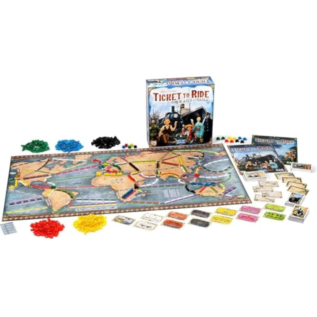 Days of Wonder Ticket to Ride Rails and Sails Strategy Board Game