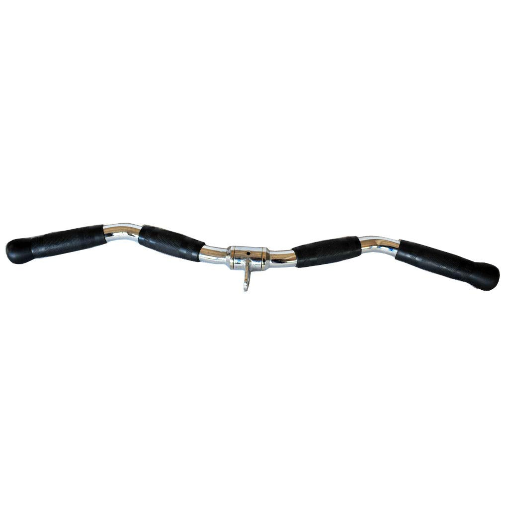 Jolof Store Revolving Straight Bar Cable Attachment with Rubber Grips