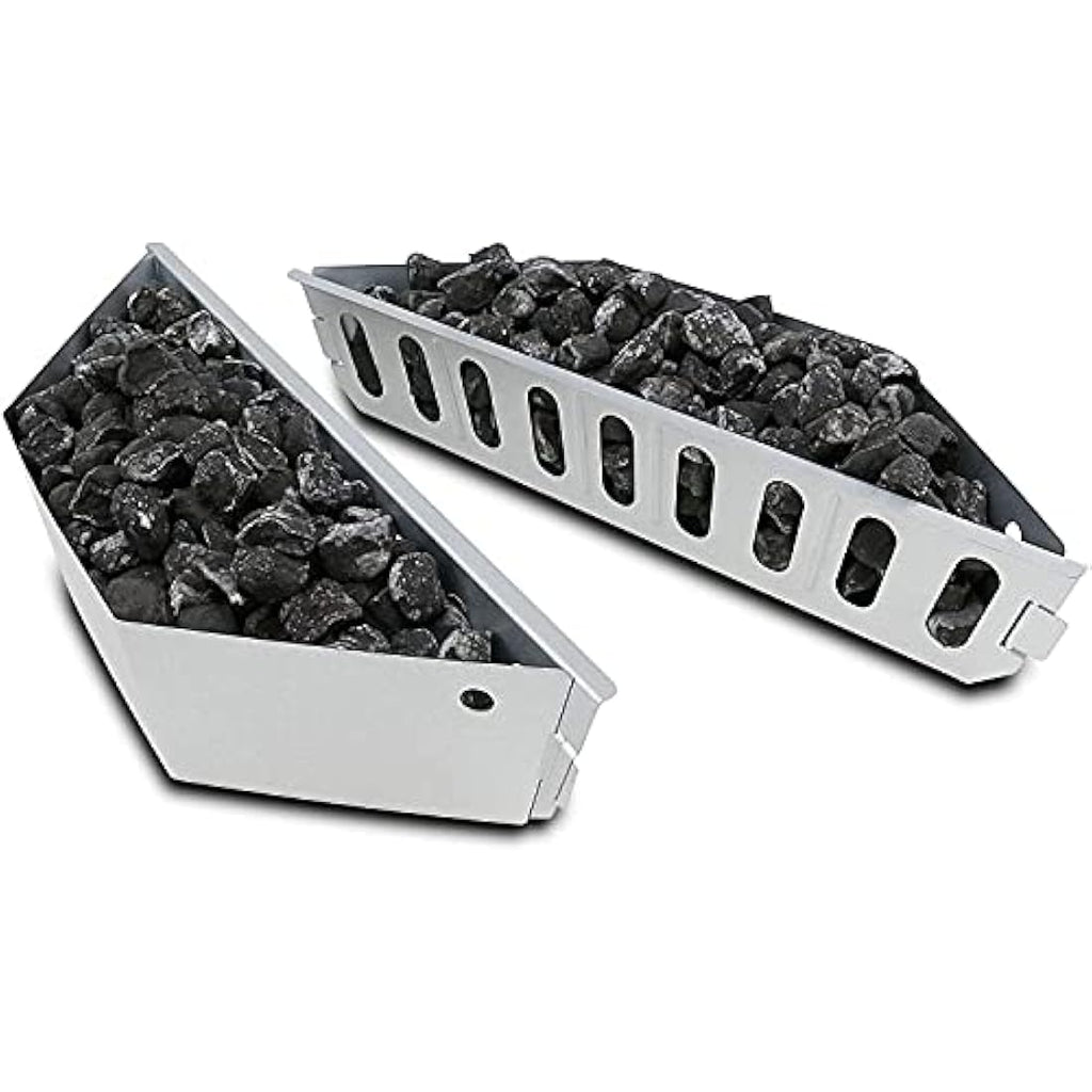 GFTIME Charcoal Baskets for Weber Kettle Grills, 2-Pack Steel Holders