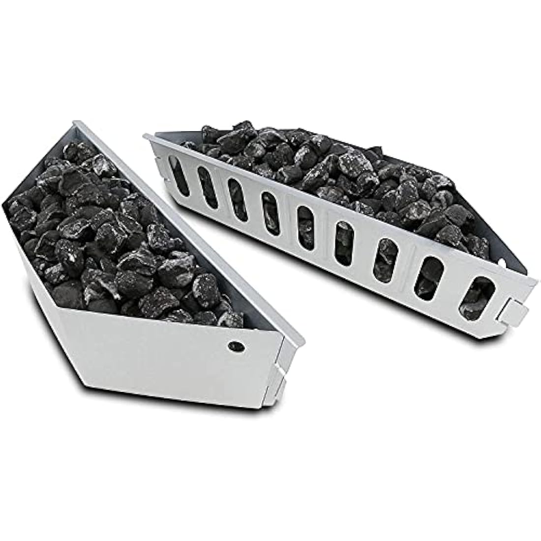 GFTIME Charcoal Baskets for Weber Kettle Grills, 2-Pack Steel Holders