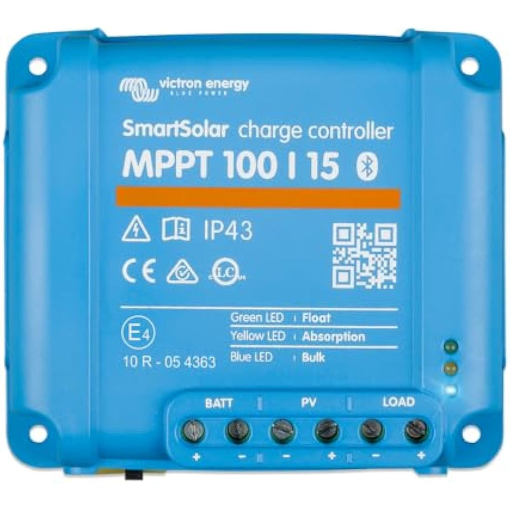 Victron Energy SmartSolar MPPT 100/15 Charge Controller | Bluetooth