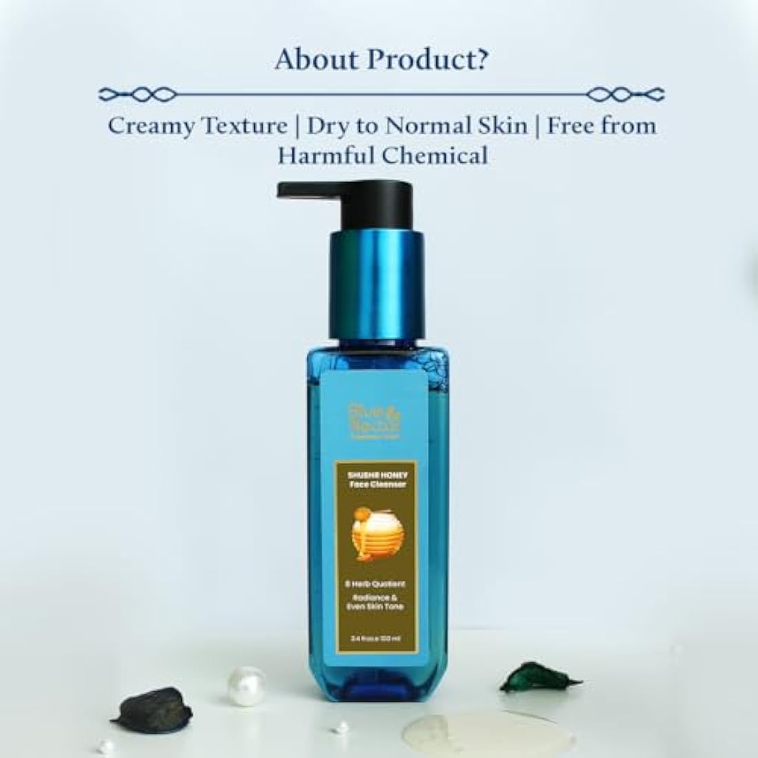 Blue Nectar Ayurvedic Tan Removal Face Wash - Honey & Aloe Vera, 200ml