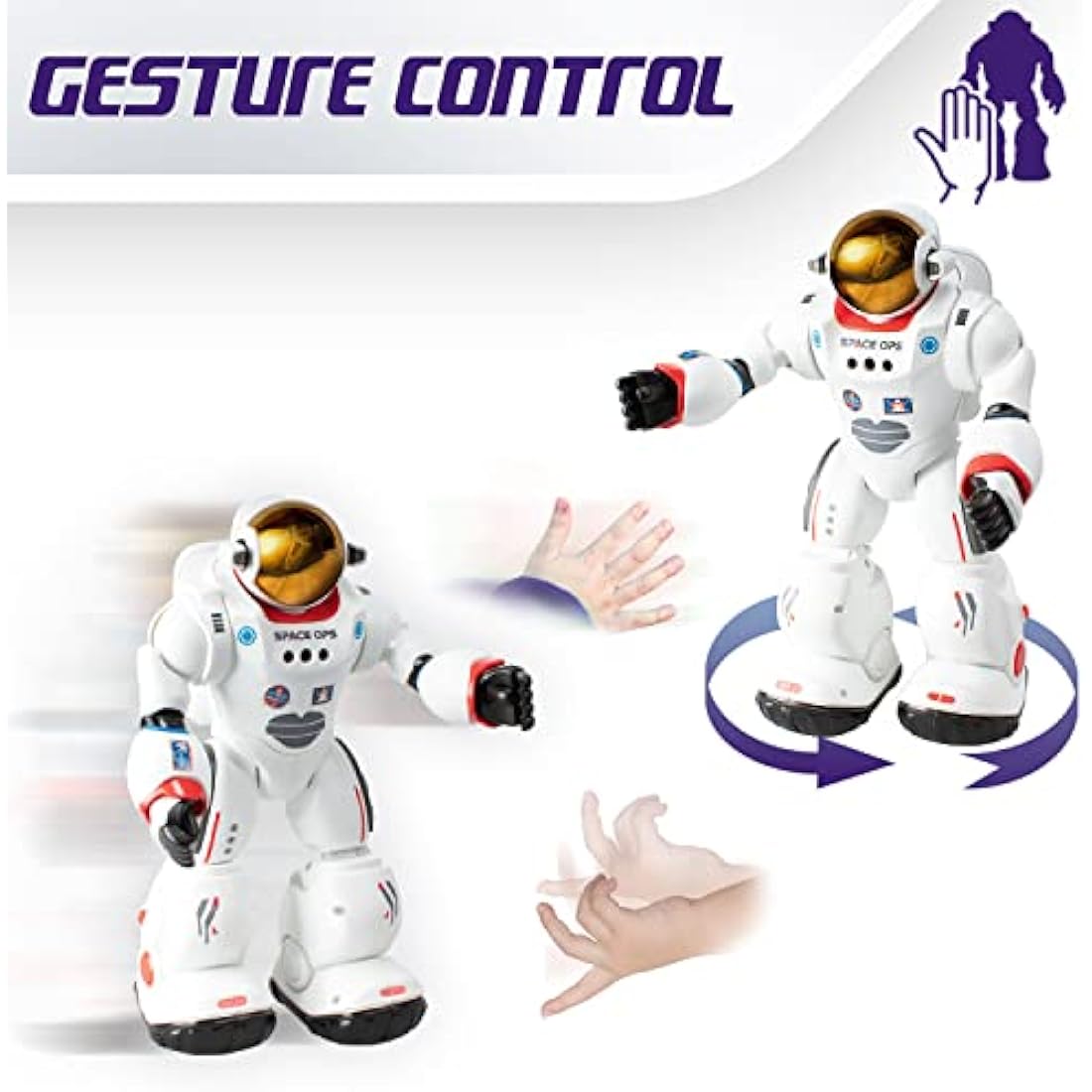 Xtrem Bots Charlie The Astronaut – Programmable STEM Robot Toy