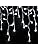 Jolof Store 800 LED Outdoor Icicle Christmas Lights | Cool White 20m