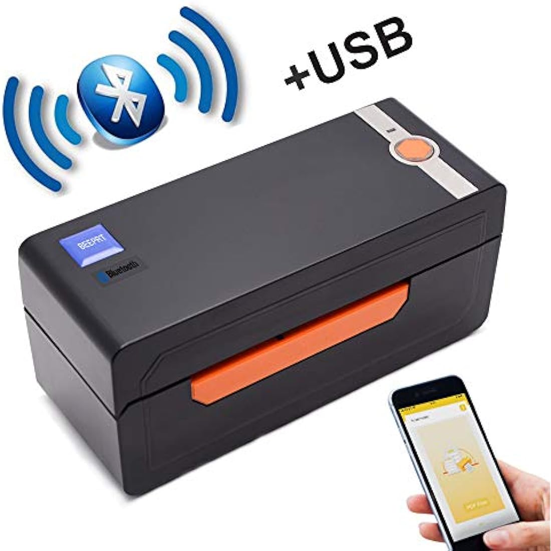 BEEPRT Thermal Shipping Label Printer | Bluetooth & USB 4x6 Label Maker
