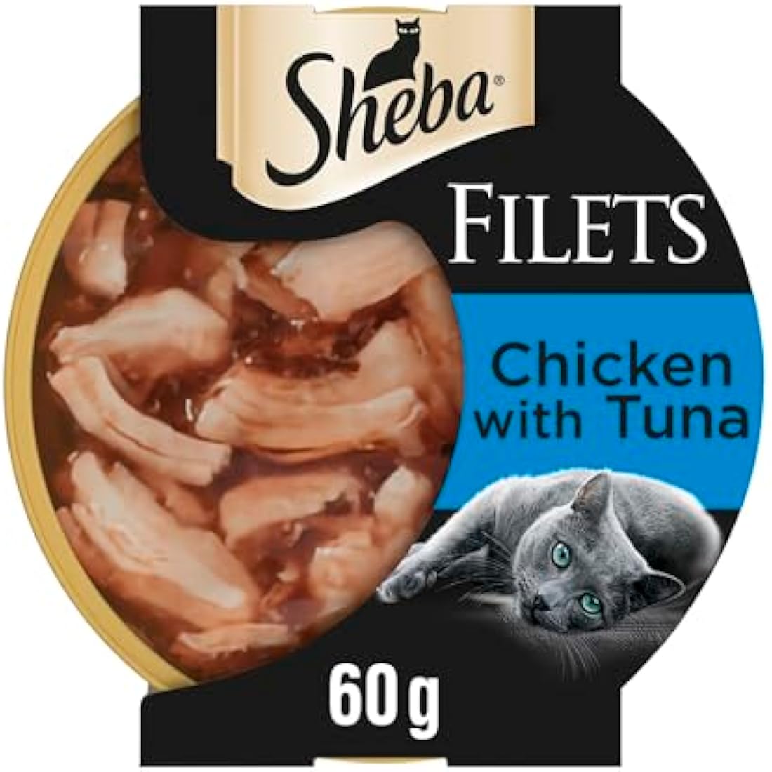 Sheba Wet Cat Food Trays - Chicken and Tuna in Gravy - 32 x 60g