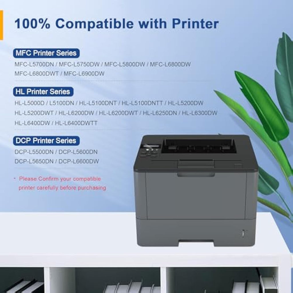 Palmtree TN3480 Compatible Toner for Brother HL-L5000D MFC-L5750DW | 2 Black