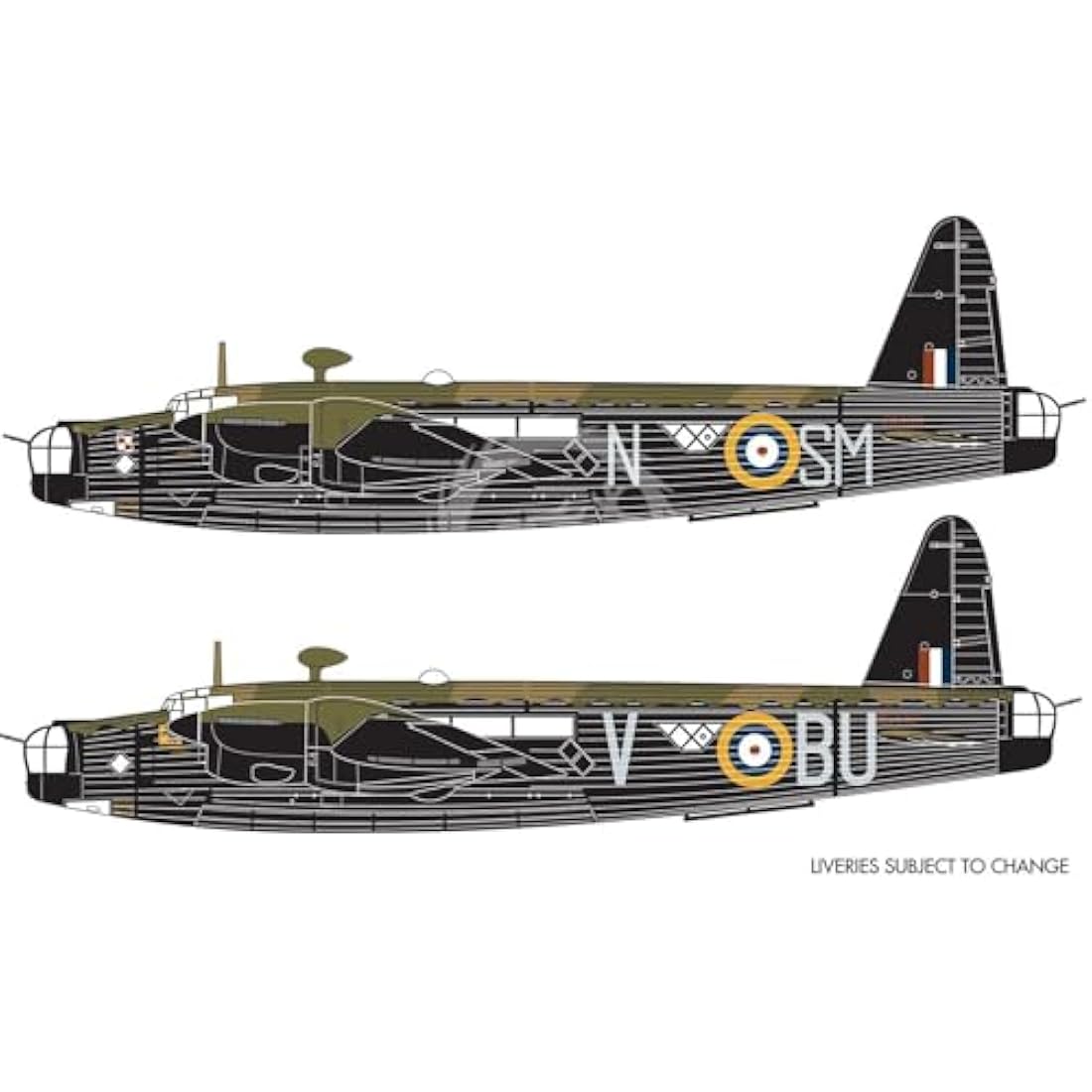 Airfix Vickers Wellington Mk.II 1:72 Scale Aircraft Model Kit A08021