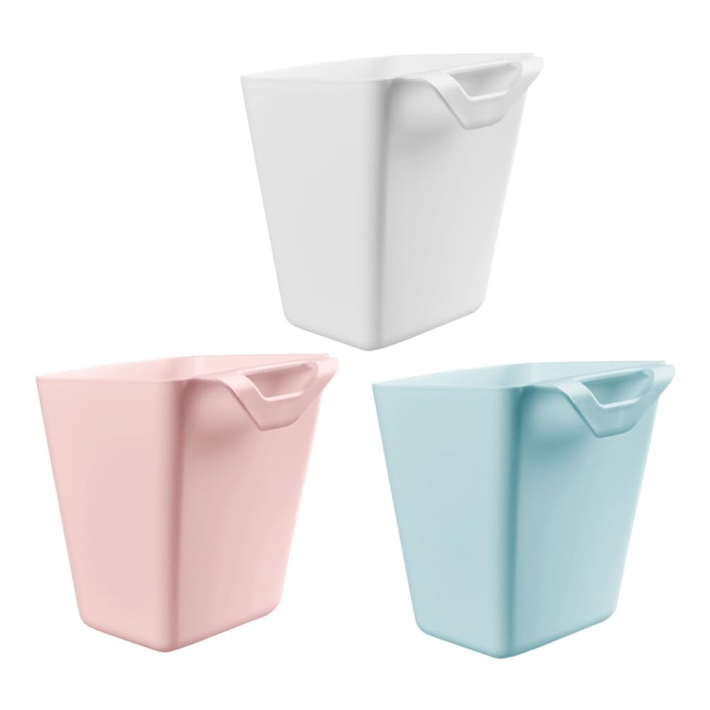 Cabilock Hanging Storage Baskets - 3-Piece Plastic Wall Organizer Set