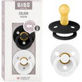 BIBS Colour Pacifier 2-Pack | Natural Rubber Latex Soother, 6-18 Months