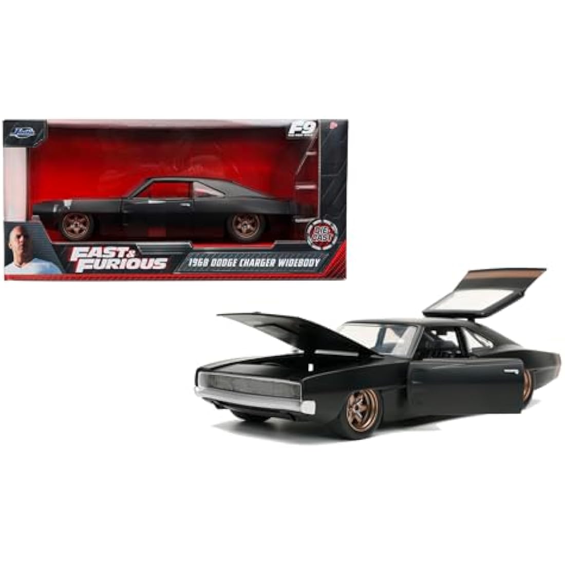 Jada Toys Fast & Furious 1968 Dodge Charger 1:24 Die-Cast Model Car