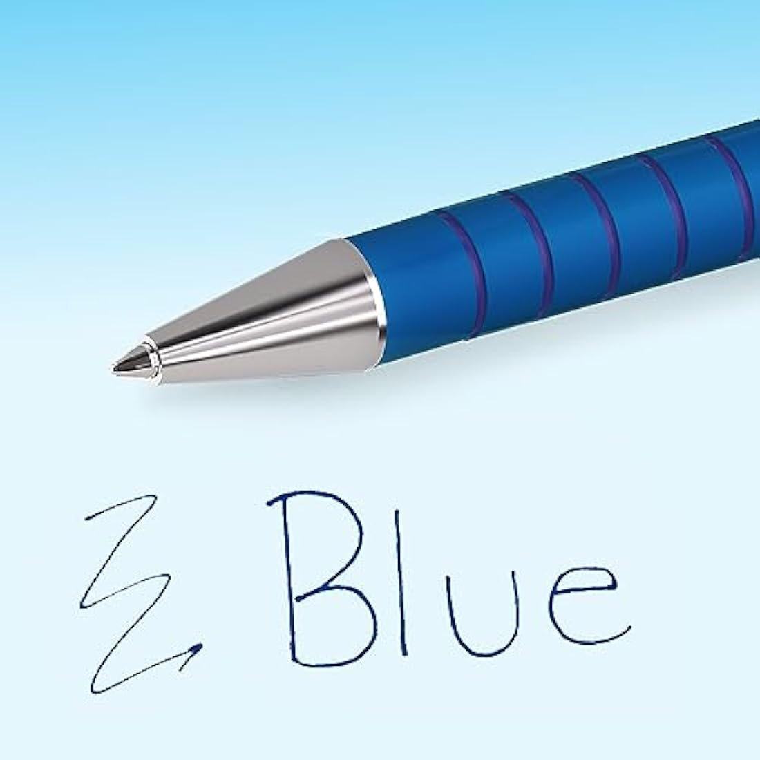 Paper Mate Flexgrip Ultra Retractable Ballpoint Pens, Blue, 36 Count