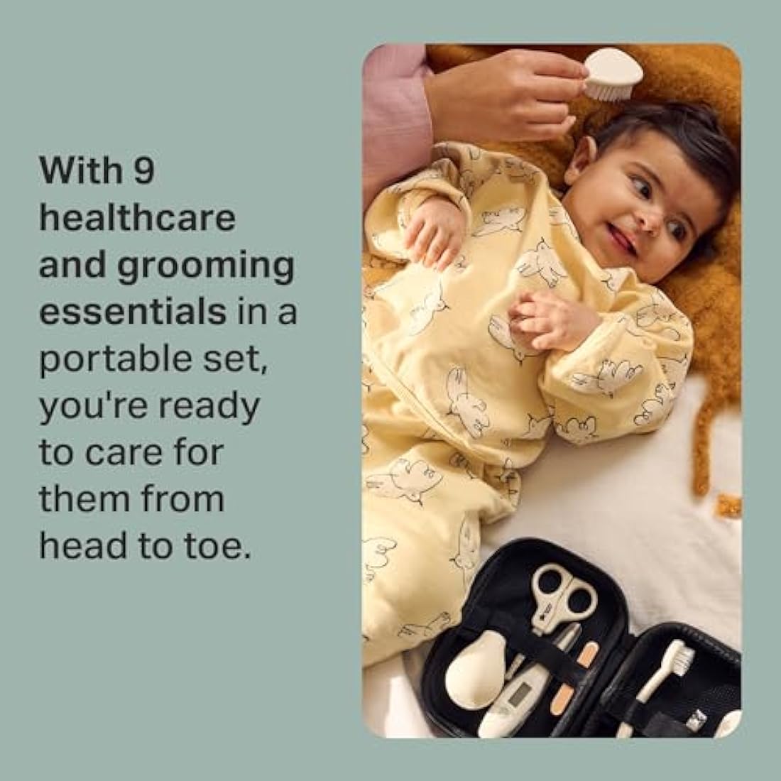 Tommee Tippee Baby Healthcare and Grooming Kit - 9 Piece Newborn Set