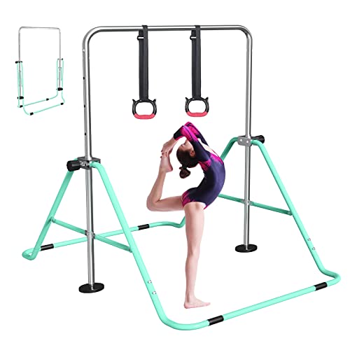 FBSPORT Folding Gymnastics Bar | Adjustable Height Home Training Equipment