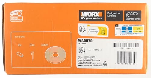 WORX WA0870 20M Magnetic Strip Virtual Fence for Landroid Robotic Mower