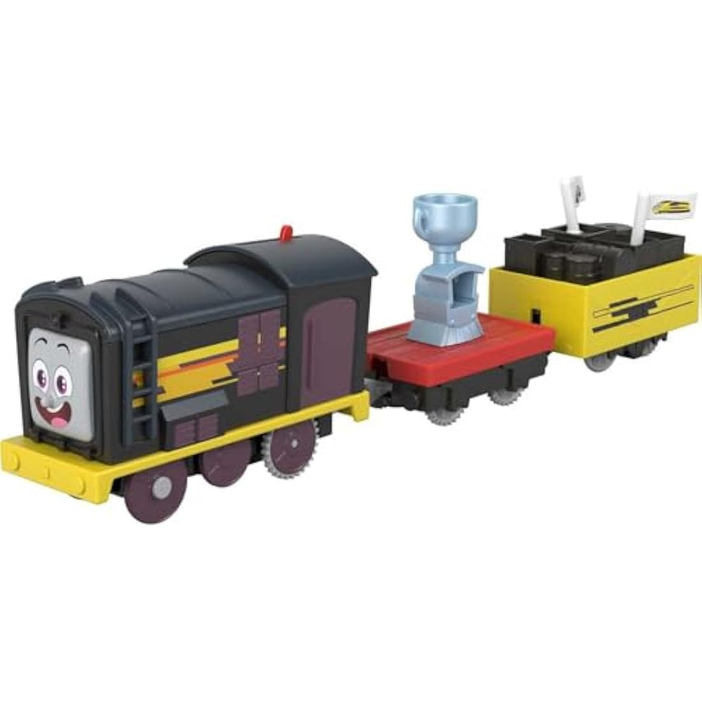 Thomas & Friends Diesel Motorized Train Engine with Sodor Cup Car