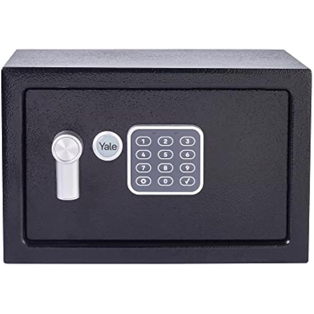 Yale Small Digital Value Safe – Steel Security Box with Keypad Entry