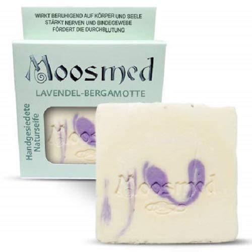 Moosmed Lavender & Bergamot Natural Soap – Vegan Organic Body Care