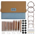 KnitPro Ginger Regal Interchangeable Needle Set | 11 Sizes Birch Wood