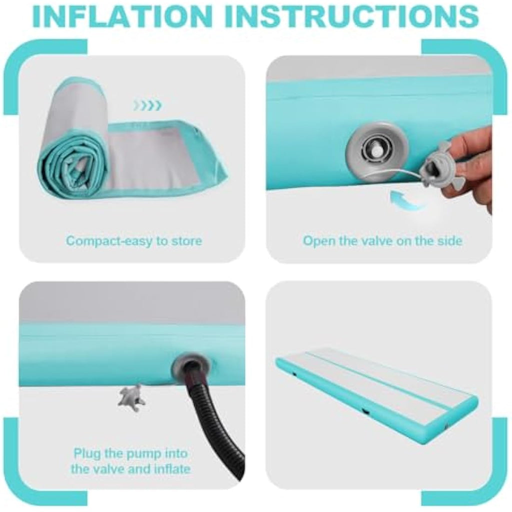 Inflatable Air Gymnastics Tumbling Mat with Air Pump