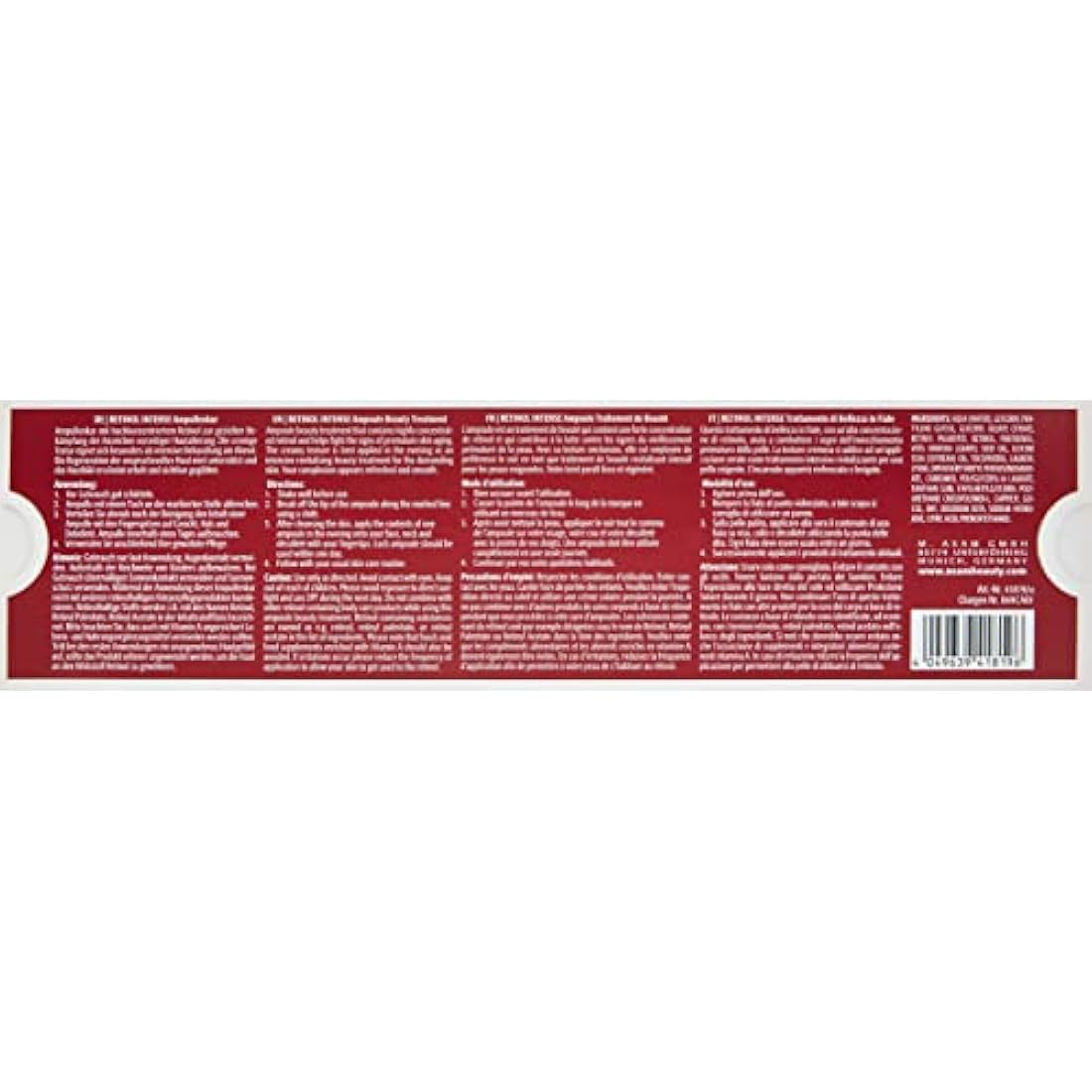 M. Asam Retinol Intense Ampoules – Anti-Aging Night Treatment (14 x 1ml)
